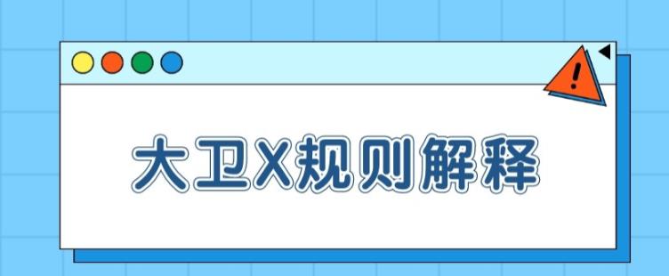 《大卫X规则解释【一致性】》百度云下载【100802】