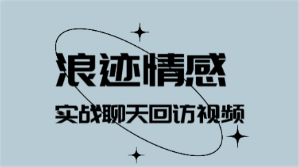 浪迹《实战聊天回访视频》高清完整版【101706】