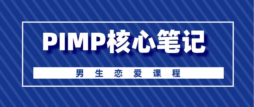 [13.1GB]男生恋爱课程《PIMP核心笔记》网盘下载【010601】